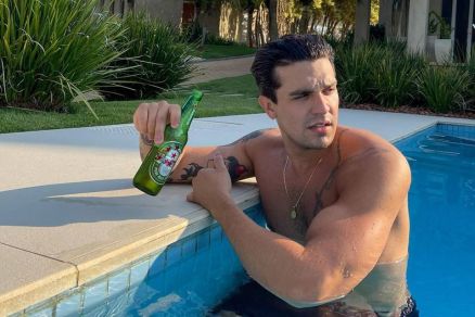 O cantor sertanejo Luan Santana