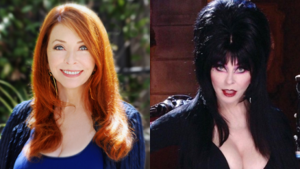 A atriz Cassandra Peterson deu vida a Elvira, a Rainha das Trevas