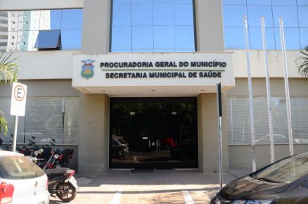 A fachada da Secretaria Municipal de Sade 