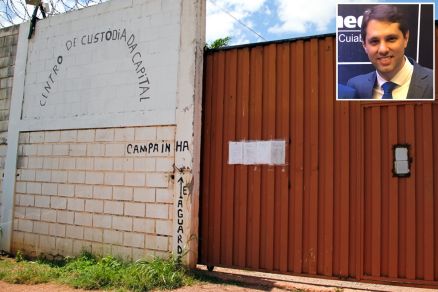 O chefe de gabinete Antonio Monreal Neto (detalhe), que estava preso no CCC