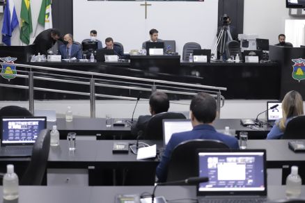 Plenrio da Cmara Municipal, onde o relatrio foi apresentado