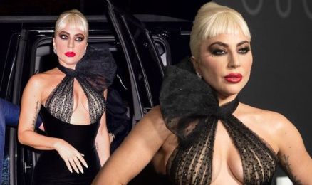 A cantora e atriz Lady Gaga roubou a cena em uma premi�re do filme Casa Gucci nesta ter�a-feira (16) em Nova York