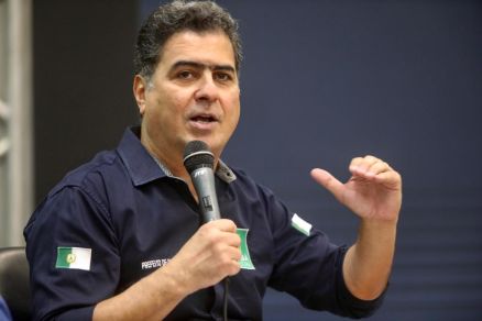 O prefeito Emanuel Pinheiro, acusado de esquema de contrataes ilegais