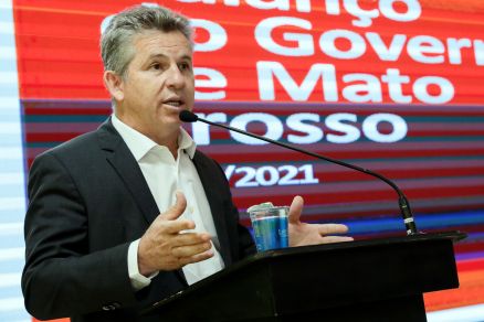 O governador Mauro Mendes, que ir� a Bras�lia tentar viabilizar empr�stimos