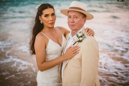 Scheila Pedroso e Roberto Dorner, que se casaram em 2021