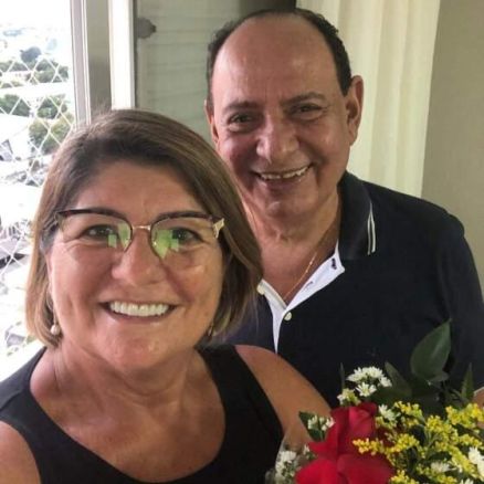 Gilson Oliveira dos Santos e a esposa, Nerly Glria