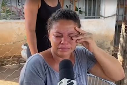 Joceli Mara Rodrigues de Oliveira,  me do estudante de 14 anos que morreu afogado em uma cachoeira do Parque Vu de Noivas