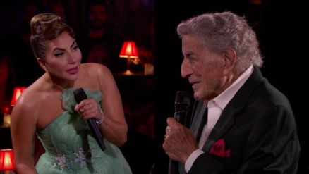Os cantores norte-americanos Lady Gaga e Tony Bennett