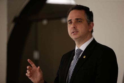 O presidente do Senado, Rodrigo Pacheco