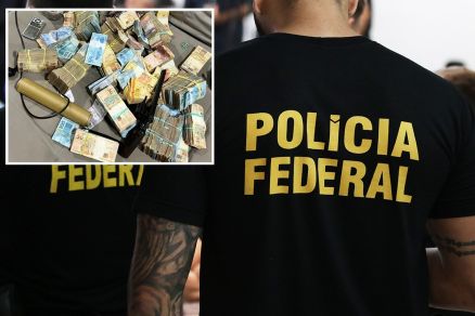 Durante as buscas a Polcia encontrou mais de meio milho de reais em espcie