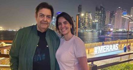 Luciana Cardoso e Fausto Silva esto casados desde 2002 e so pais de Joo e Rodrigo