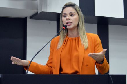 A vereadora Michelly Alencar, que critica caos na Sade da Capital