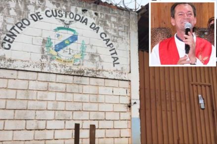 O padre Nelson Koch (no detalhe) se entregou nesta sexta-feira