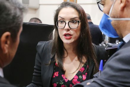 A deputada Janaina Riva