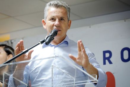 O governador Mauro Mendes, que criticou a Rota do Oeste