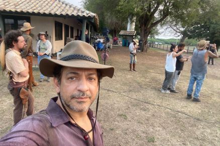 O ator Romeu Benedicto, que interpretou o vaqueiro Anacleto