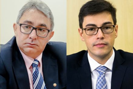O chefe do Gaeco, procurador Roberto Turin, e o atual subprocurador-geral de Justia, Deosdete Cruz
