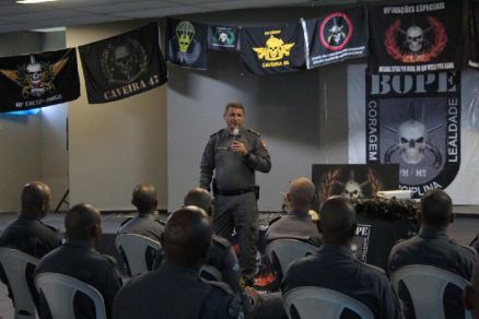 Atualmente a Polcia Militar de Mato Grosso tm 67 policiais de operaes especiais que atuam no Batalho de Operaes Policiais Especiais da PMMT