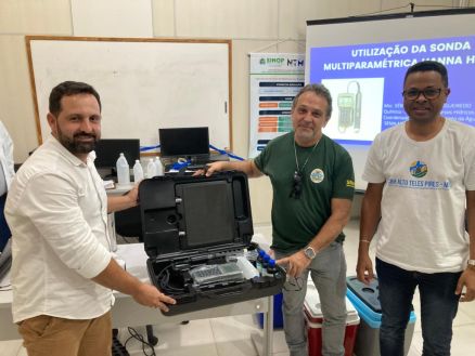 Sema entrega sondas multiparamtricas para Regionais de Sinop e Tangar da Serra