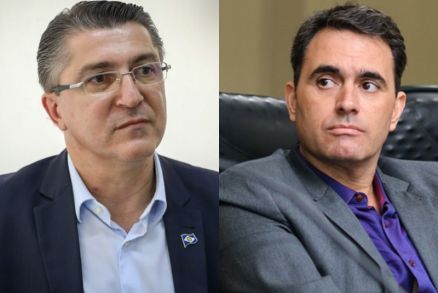 O ex-secret�rio Nilton Borgato e o lobista Rowles Magalh�es: denunciados pelo MPF