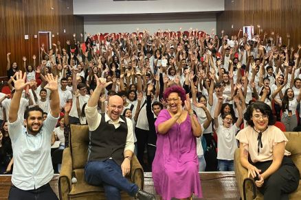 O evento reuniu centenas de jovens em Tangar� da Serra