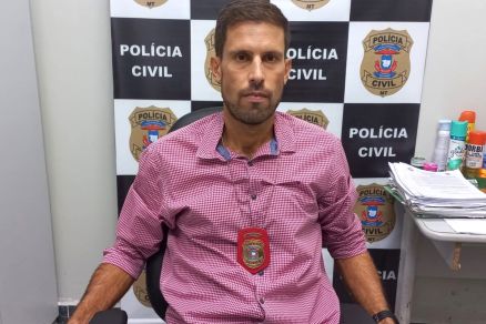 O delegado Vitor Chab, que quer punio a militante
