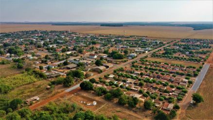 Vista area de Santa Rita do Trivelato, que ser uma das grandes perdedoras com mudana