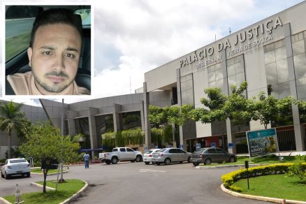 O empres�rio Jos� Cl�vis Pezzin de Almeida (no detalhe), que foi solto pelo TJ