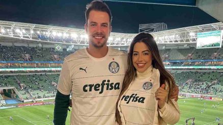 Gustavo Marsengo e La�s Caldas se casaram em setembro