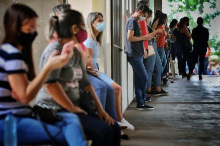 Candidatos do concurso da Politec, realizado em fevereiro deste ano