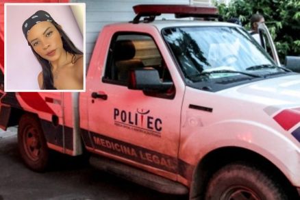 Andreia Mariano (detalhe) morreu no local
