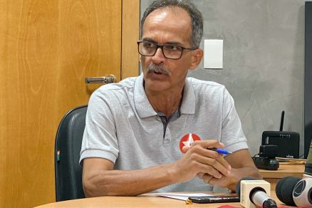 O professor da Unemat, Domingos Svio: pr-candidato do PT ao Governo do Estado