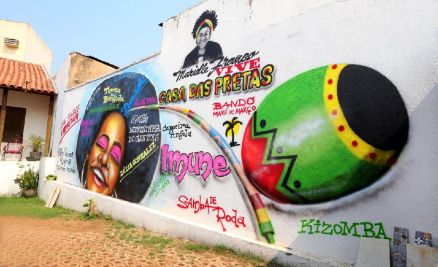 Casa das Pretas, em Cuiab,  um Ponto de Cultura