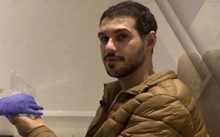 Rodrigo Mussi na fisioterapia; ex-BBB fez primeira apario pblica em entrevista ao Fantstico