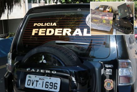 PF faz ao contra grupo que vendia TV a gato em cidades de MT