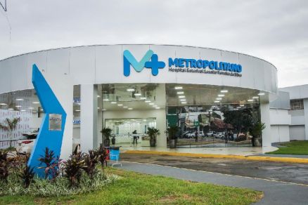 Fachada do Hospital Metropolitano, onde homem foi encontrado 