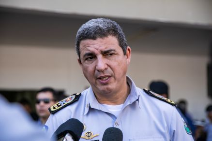 O comandante-geral da Polcia Militar de Mato Grosso, coronel Alexandre Corra Mendes