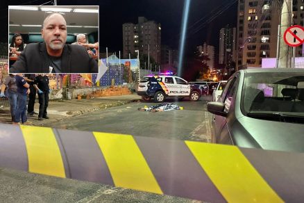 O presidente do sindicato, Paulo Cesar Souza (detalhe), que pede apurao rpida