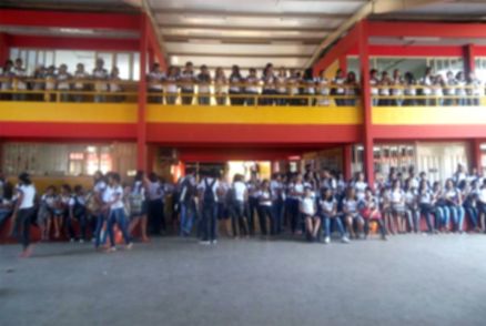 Ptio da Escola Estadual Adalgisa de Barros, em Vrzea Grande