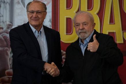 O ex-governador Geraldo Alckmin e o ex-presidente Lula