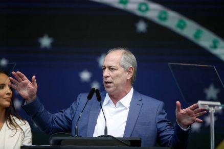 O presidencivel Ciro Gomes, que voltou a criticar o PT