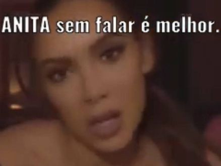 Imagem de vdeo pornogrfico que recria os traos de Anitta com a tecnologia deepfake 