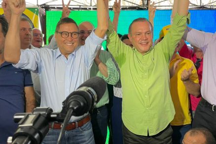 O suplente Mauro Carvalho e o senador Wellington Fagundes: acordo