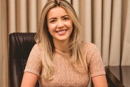 A vereadora Flavinha, que vai disputar uma vaga na C�mara Federal