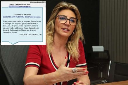 MMrcia Pinheiro, que  acusada de liderar esquema com o marido Emanuel