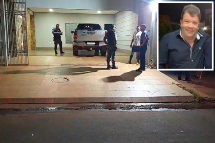 Nsio Geraldo de Souza (detalhe) foi atingido na altura do trax 