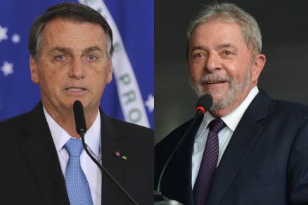 O presidente Jair Bolsonaro e o presidente eleito Lula