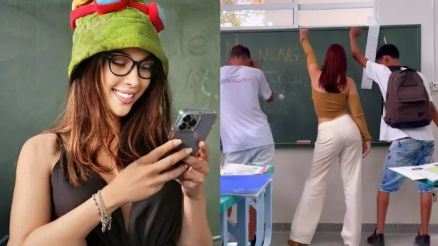 A professora de ingls Cybelle Ferreira, 29