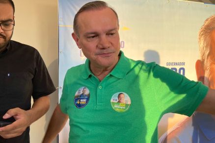 Candidato  reeleio, o senador Wellington Fagundes (PL) 