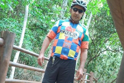 Edson Luiz sempre registrava seus momento ao ar livre 